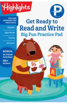 Preschool Get Ready to Read and Write Big Fun Practice Pad