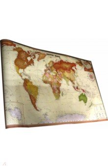 Интерьерная карта Мира (Экодизайн)