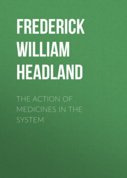 The Action of Medicines in the System
