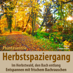 Herbstspaziergang: Phantasiereise Herbstwald, den Bach entlang - Entspannen mit frischem Bachrauschen