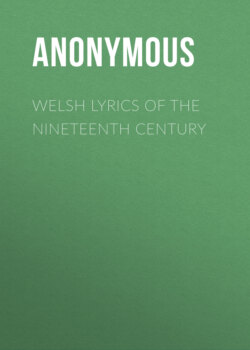 Welsh Lyrics of the Nineteenth Century