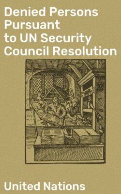 Denied Persons Pursuant to UN Security Council Resolution