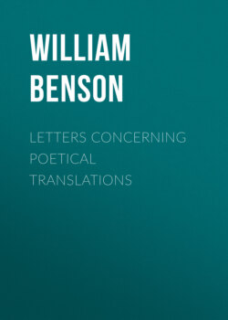 Letters Concerning Poetical Translations