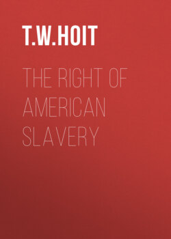 The Right of American Slavery