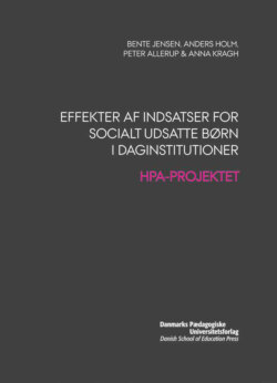 Effekter af indsatser for socialt udsatte born i daginstitutioner