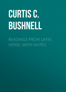 Readings from Latin Verse; With Notes