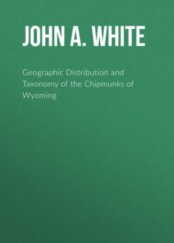 Geographic Distribution and Taxonomy of the Chipmunks of Wyoming