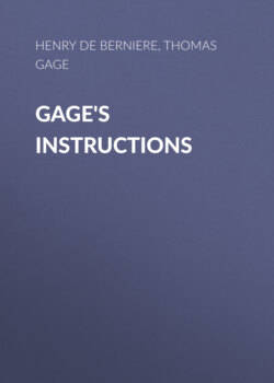 Gage's Instructions