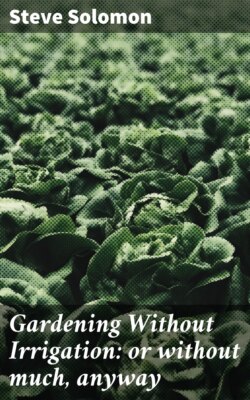 Gardening Without Irrigation: or without much, anyway