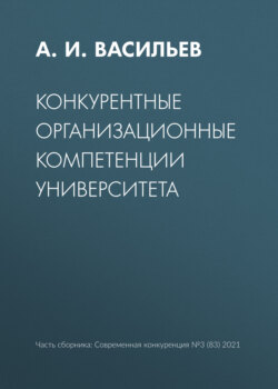 Конкурентные организационные компетенции университета