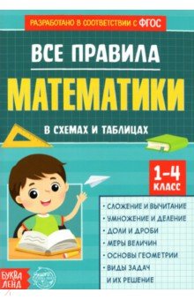 Все правила математики. 1-4 классы