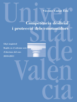 Competència deslleial i protecció dels consumidors