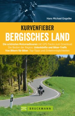 Kurvenfieber Bergisches Land. Motorradführer im Taschenformat