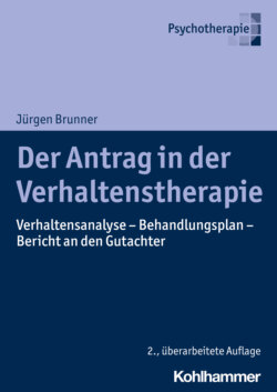 Der Antrag in der Verhaltenstherapie