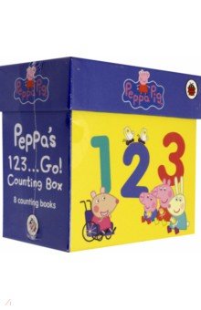 Peppa Pig. 1,2,3, Go! 8 board book box set