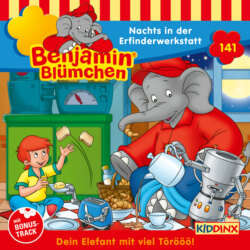Benjamin Blümchen, Folge 141: Nachts in der Erfinderwerksatt