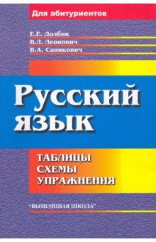 Русский язык. Таблицы, схемы, упражнения. Для поступающих в вузы