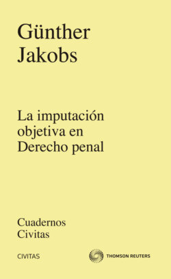 La imputación objetiva en Derecho penal