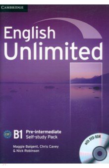 English Unlimited. Pre-intermediate. Self-study Pack. Workbook with DVD-ROM