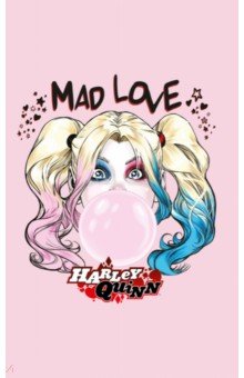 Блокнот Харли Квинн. Mad Love, 80 листов, линия, А5