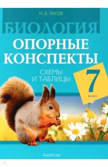 Биология. 7 класс. Опорные конспекты, схемы и таблицы