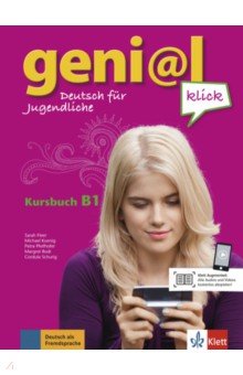 Geni@l klick B1. Deutsch als Fremdsprache für Jugendliche. Kursbuch mit 2 Audio-CDs