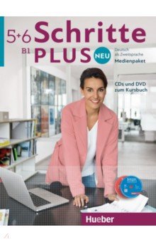 Neu Schritte Plus 5+6. Mediepaket, 6 Audio-CDs + DVD. Deutsch als Zweitsprache