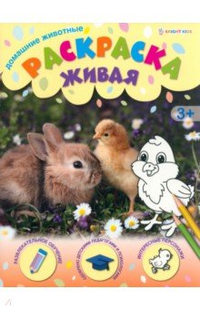 Раскраска живая Домашние животные