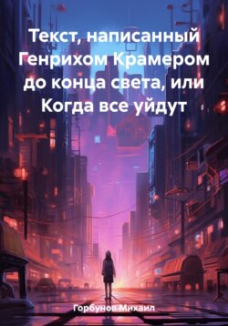 Текст, написанный Генрихом Крамером до конца света, или Когда все уйдут
