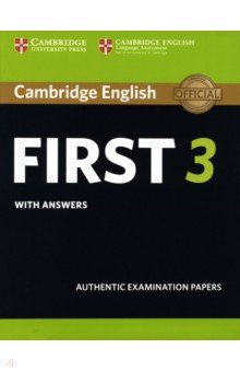 Cambridge English First 3. Student's Book with Answers