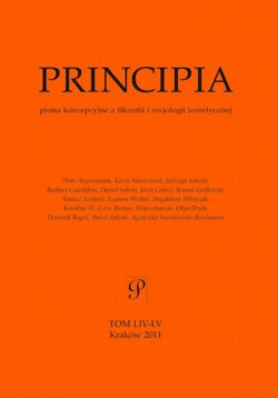 PRINCIPIA. Pisma koncepcyjne z filozofii i socjologii teoretycznej, t. 54-55