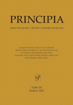 PRINCIPIA Pisma koncepcyjne z filozofii i socjologii teoretycznej, t. 56