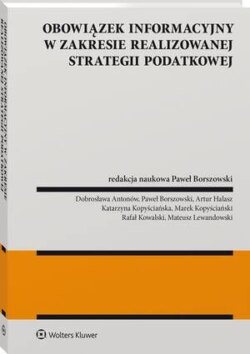 Obowiązek informacyjny w zakresie realizowanej strategii podatkowej