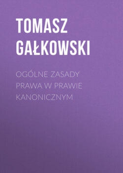 Ogólne zasady prawa w prawie kanonicznym