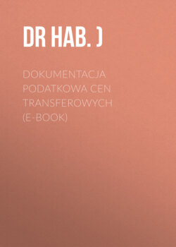 Dokumentacja podatkowa cen transferowych (e-book)