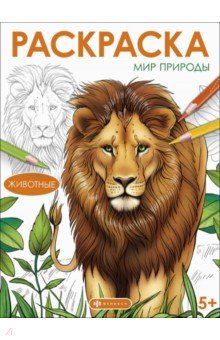 Книжка-раскраска Мир природы. Животные