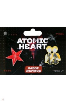 Набор значков Atomic heart. Атомное Сердце