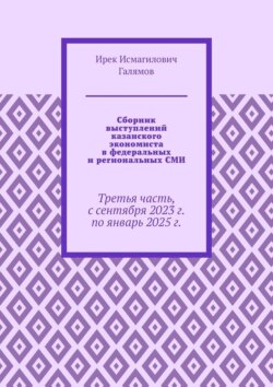 Сборник выступлений казанского экономиста в федеральных и региональных СМИ. Третья часть, с сентября 2023 г. по январь 2025 г.