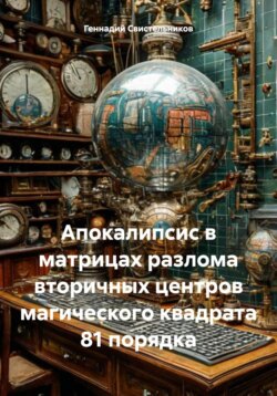 Апокалипсис в матрицах разлома вторичных центров магического квадрата 81 порядка