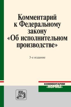 Комментарий к Федеральному закону «Об исполнительном производстве»