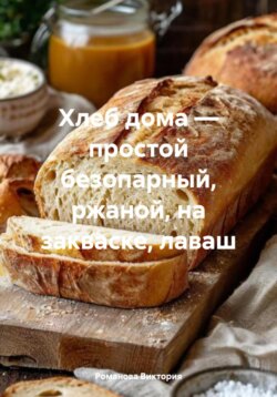 Хлеб дома – простой безопарный, ржаной, на закваске, лаваш