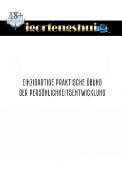 Einzigartige praktische &Uuml;bung der Pers&ouml;nlichkeitsentwicklung