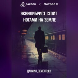 Эквилибрист стоит ногами на земле