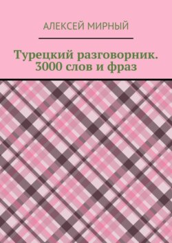 Турецкий разговорник. 3000 слов и фраз. Русская транскрипция без знания турецкого алфавита