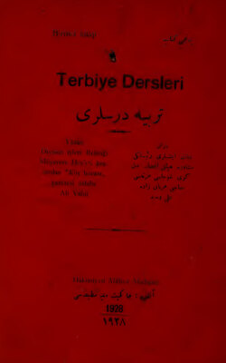 Terbiye dersleri : birinci kitap