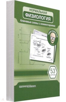 Нормальная физиология. Ключевые схемы с комментариями, 53 карточки