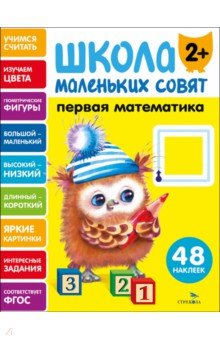 Первая математика. Школа маленьких совят 2+