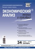 Экономический анализ: теория и практика № 34 (385) 2014