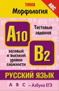 Русский язык. Тема «Морфология». Тестовые задания базового и высокого уровней сложности: А10, В2