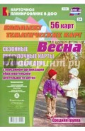 Сезонные прогулочные карты. Весна. Средняя группа. ФГОС ДО